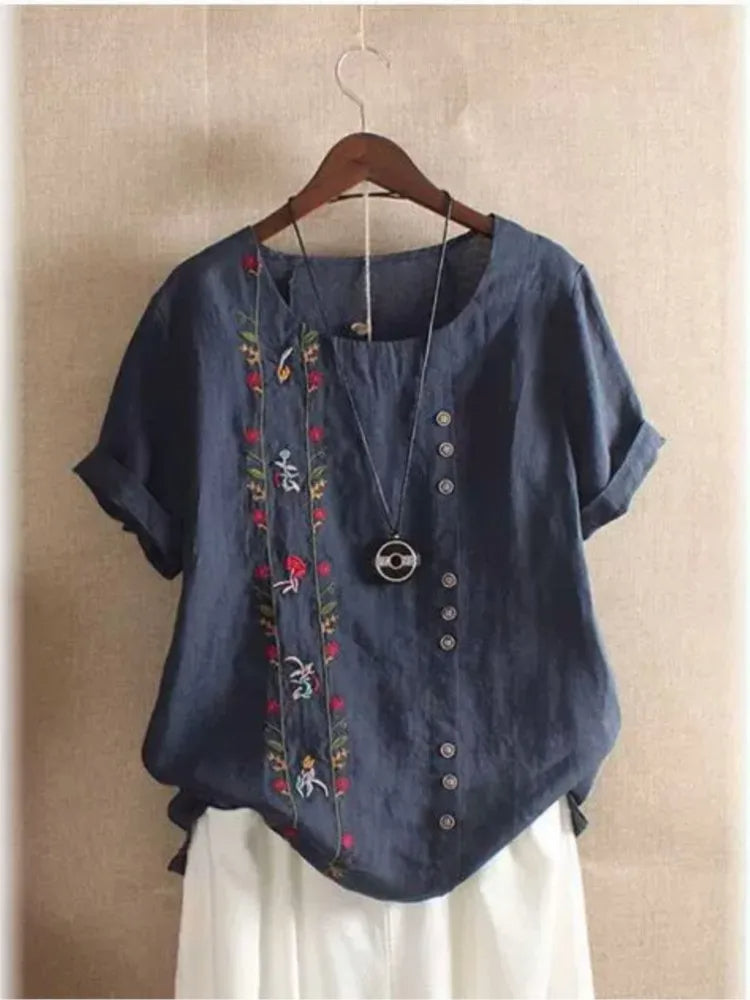 Stylish Loose Summer Blouse for Women