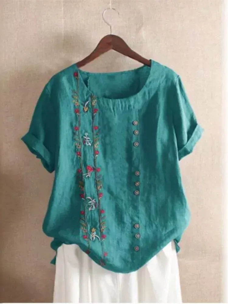 Stylish Loose Summer Blouse for Women