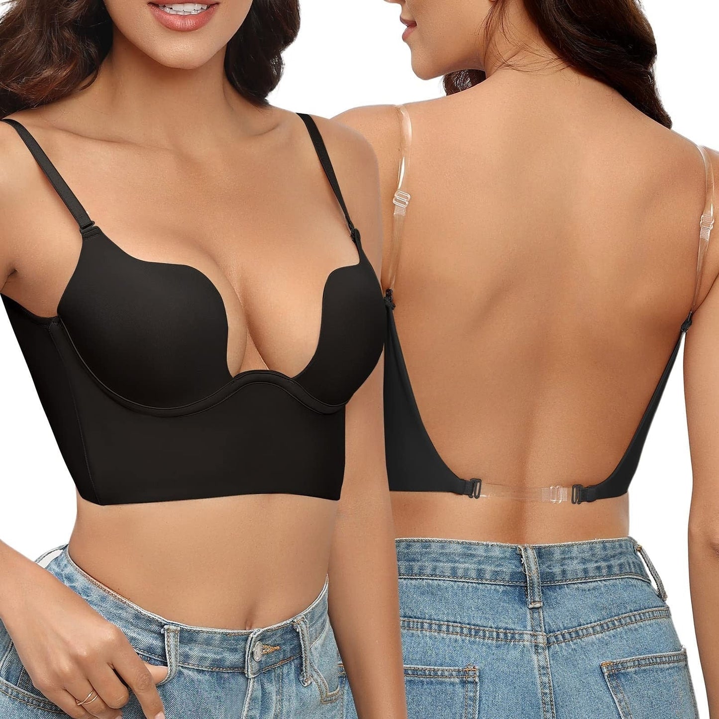 Ivyshape | Chic Seamless Backless Bra for Women
