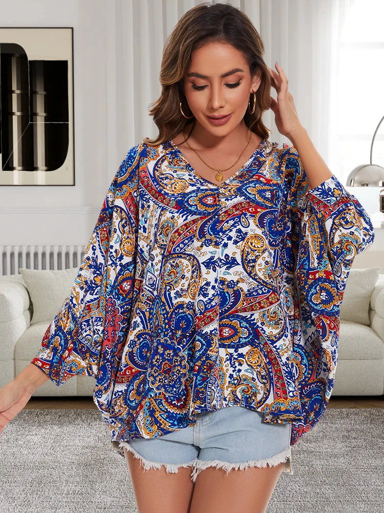 Stylish Chiffon Floral Blouse for Women