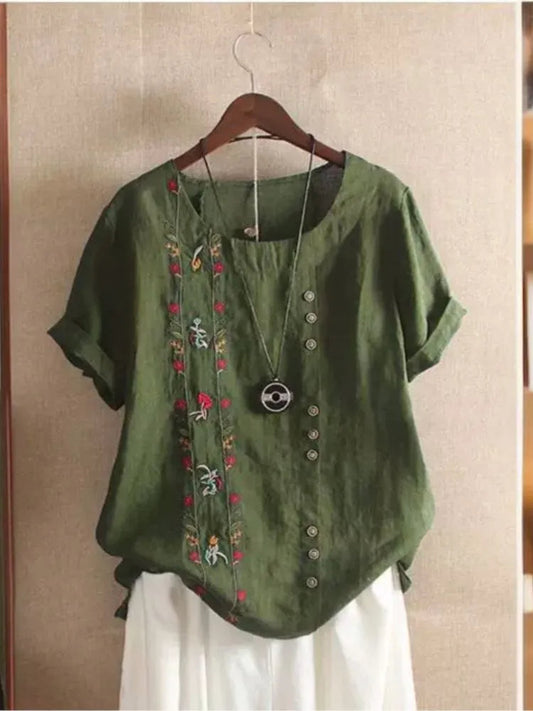 Stylish Loose Summer Blouse for Women