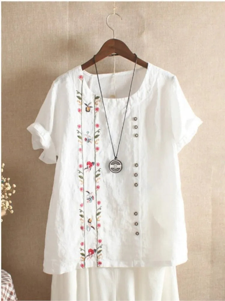 Stylish Loose Summer Blouse for Women