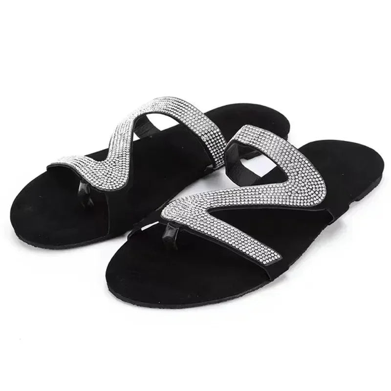 Elegant Rhinestone Sandals for Women