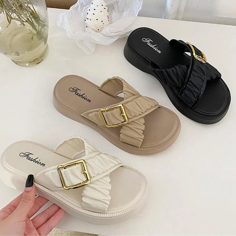 Elegant Thick Sole Sandals for Women