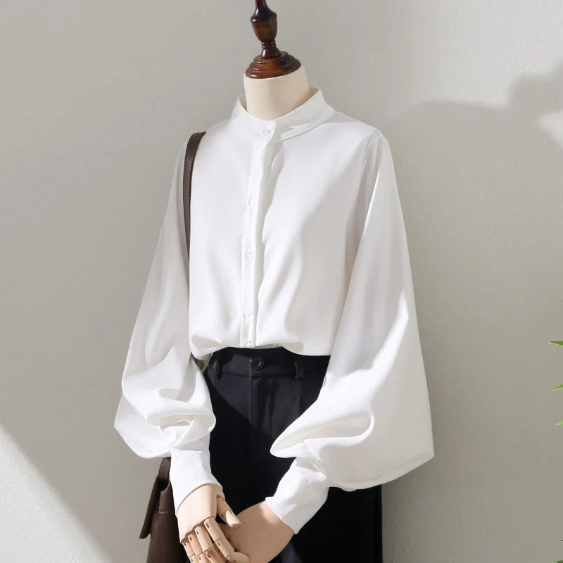 Chic Lantern Sleeve Blouse for Women