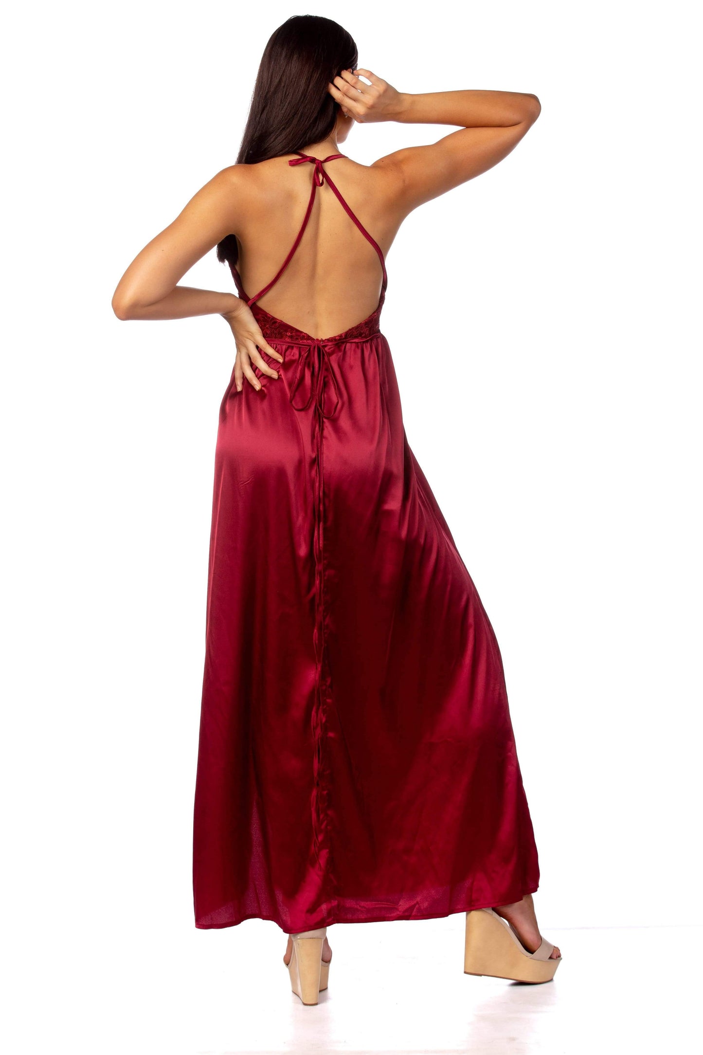 Wine Formal Dress