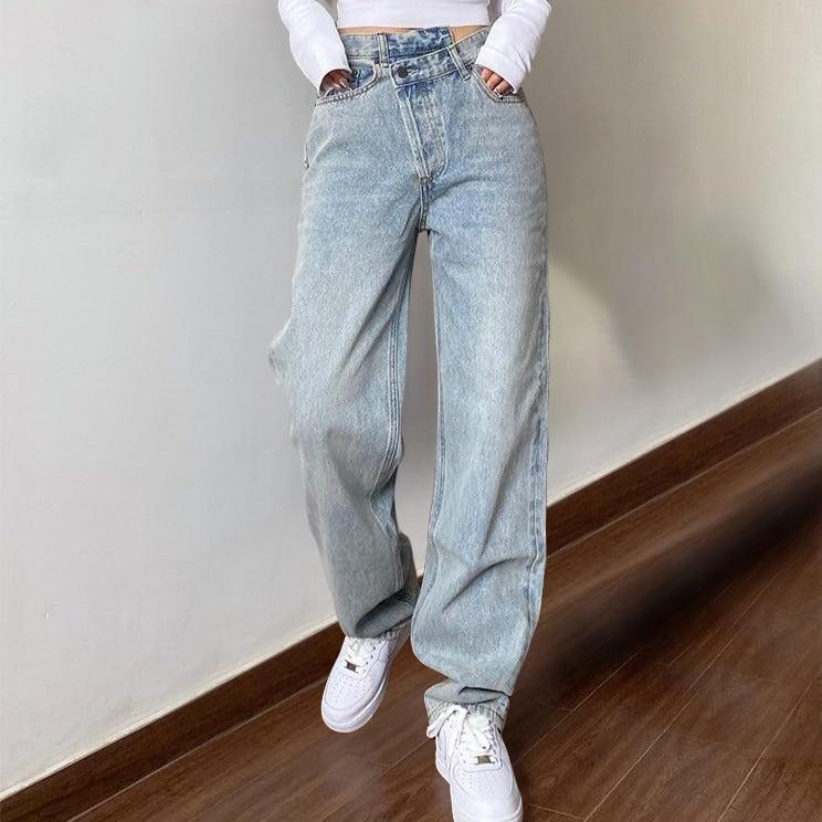 Sleek High Waisted Jeans