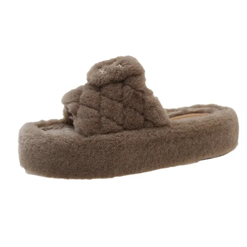 Luxurious Thick Cotton Slippers for Women