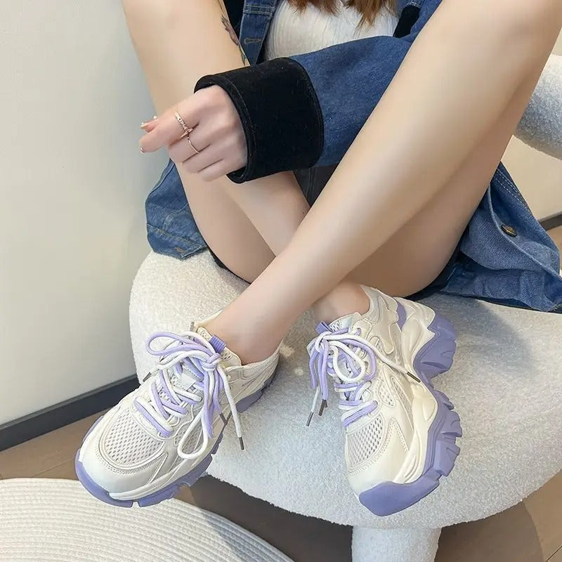 Trendy Chunky Platform Sneakers for Women