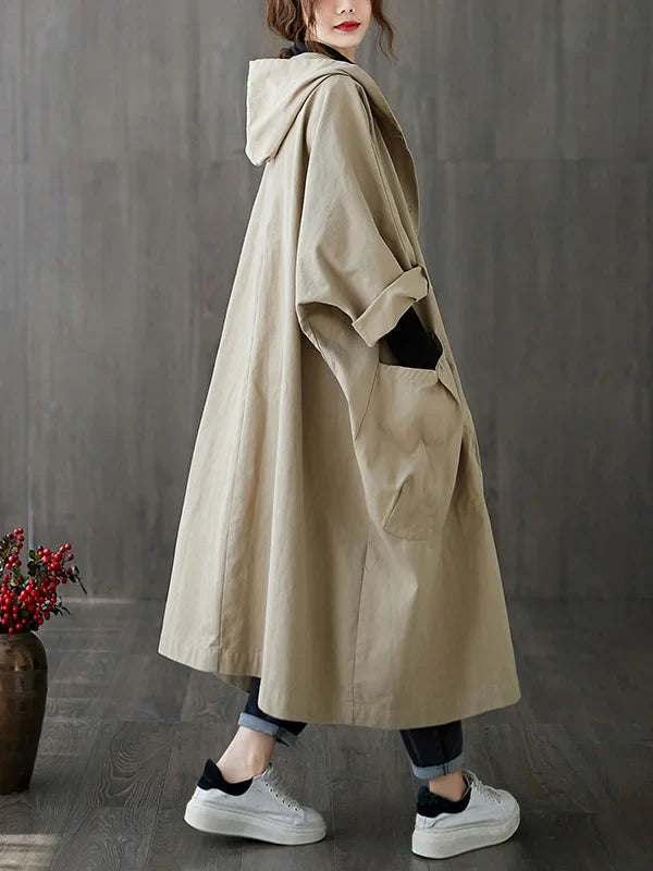 Ivyshape | Longer Waterproof Trench Coat