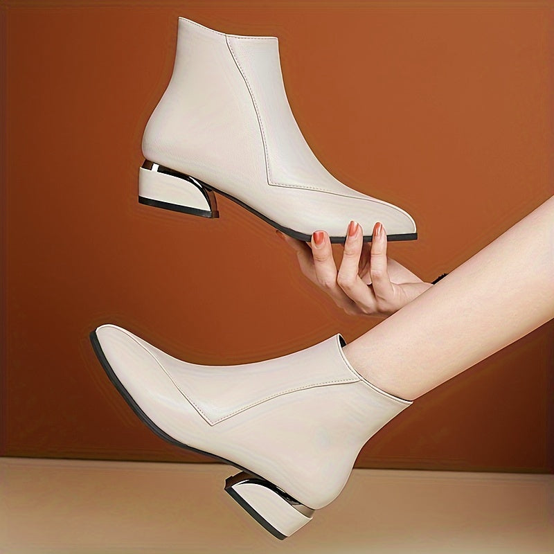 Ivyshape | Ankle Boots With Heel And Zipper Closure