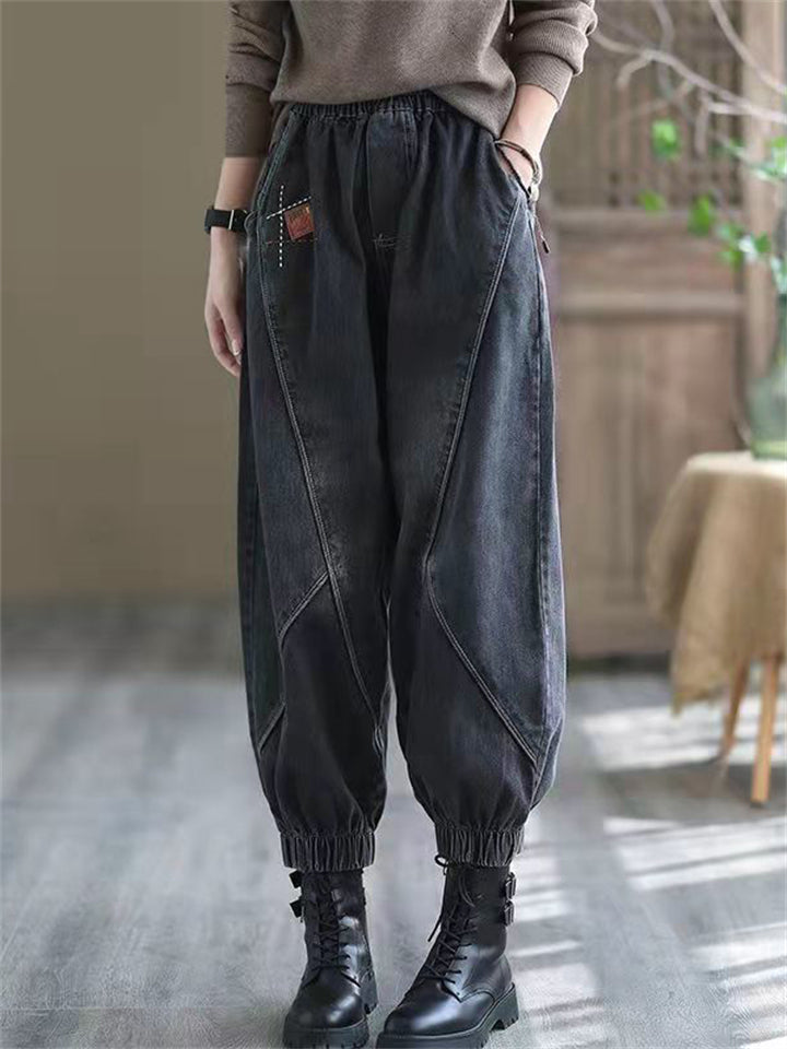 Vintage Loose Comfy All-match Street Jeans for Women