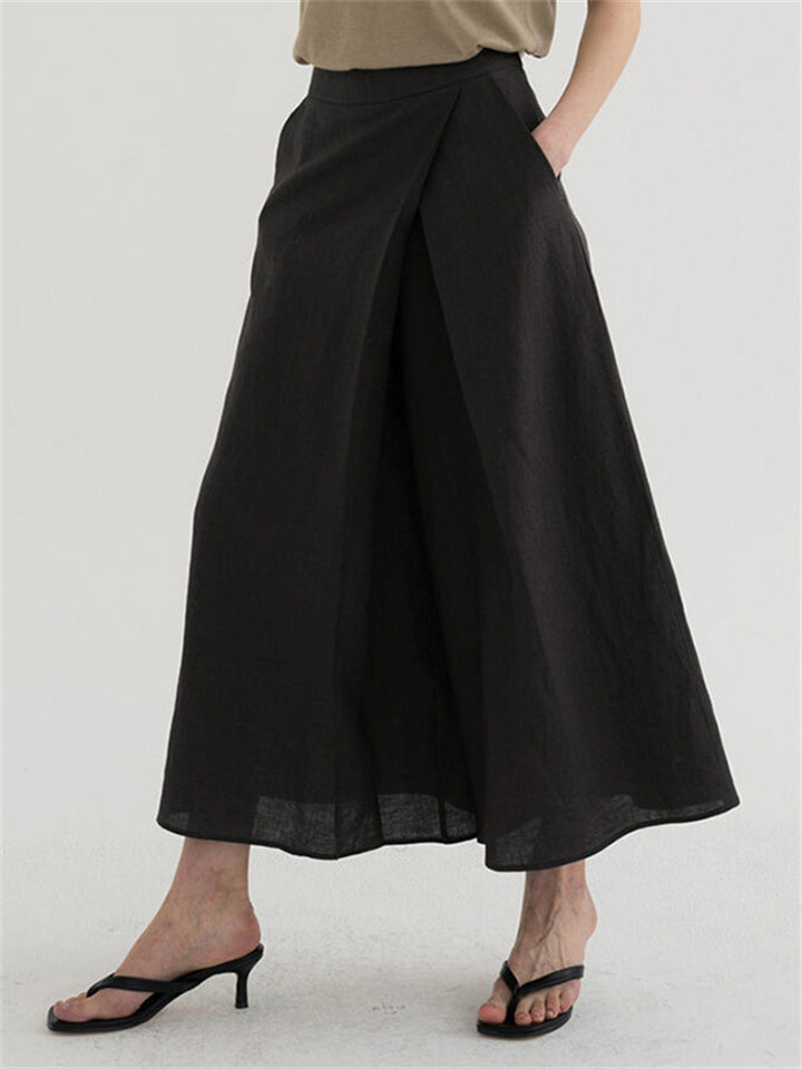 Elegant Temperament High-rise Pants for Ladies