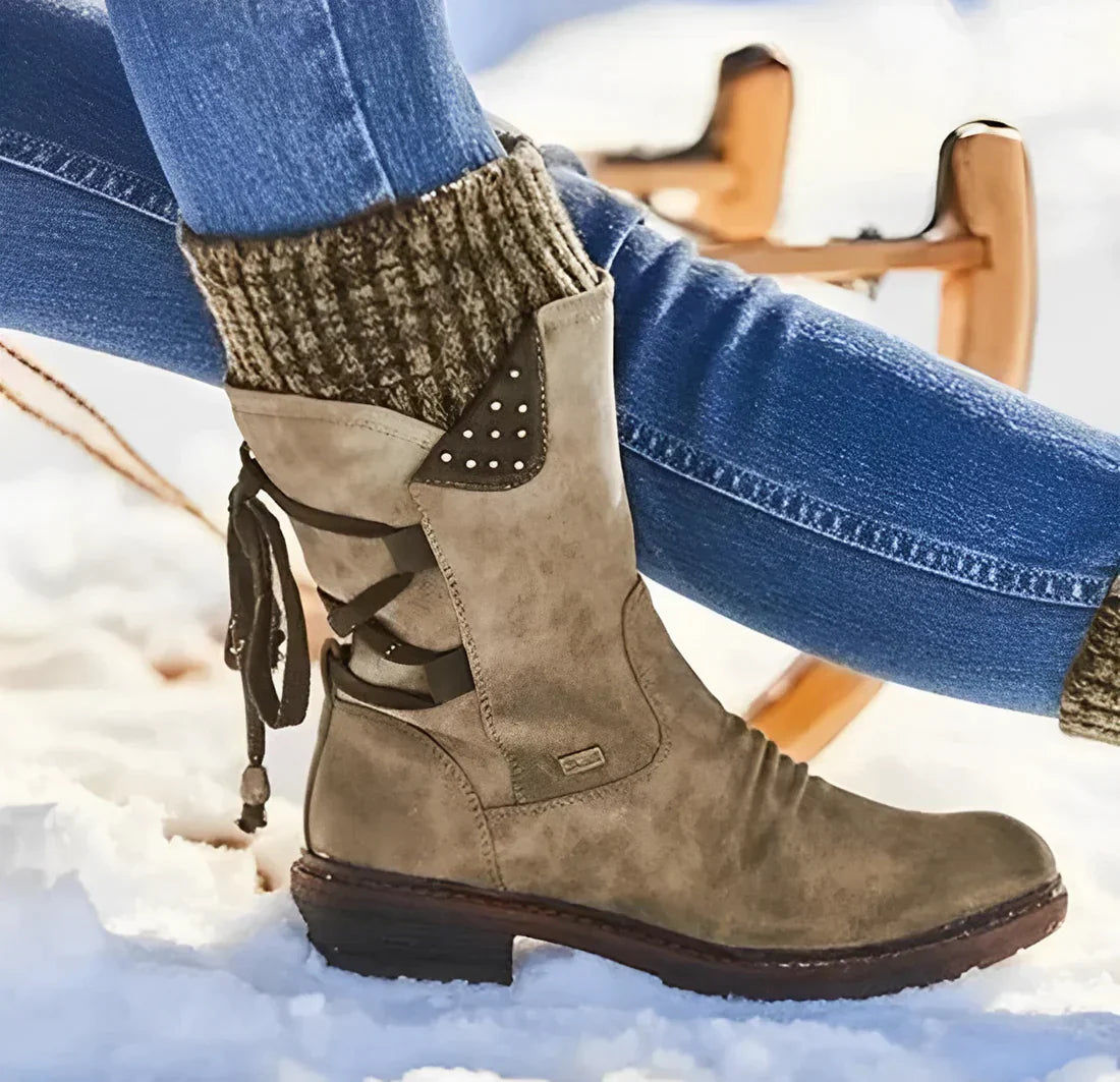 Ivyshape | Women's Winter Orthopedic Support Wool Warm Boots