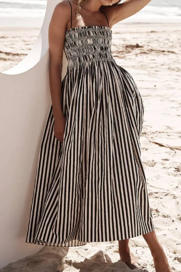 Ivyshape | Zebra Stripe Dress