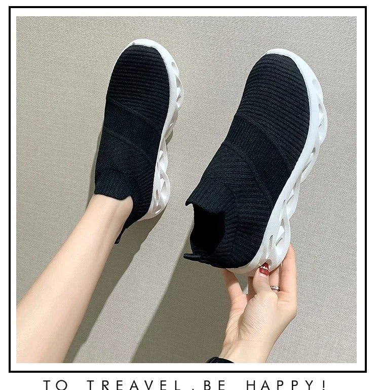 Fashionable Slip-On Running Shoes for Women