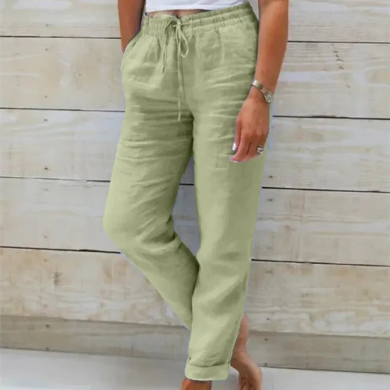 IvyShape | Stylish Linen Pants for Women