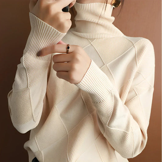 Ivyshape | Soft Knitted Turtleneck