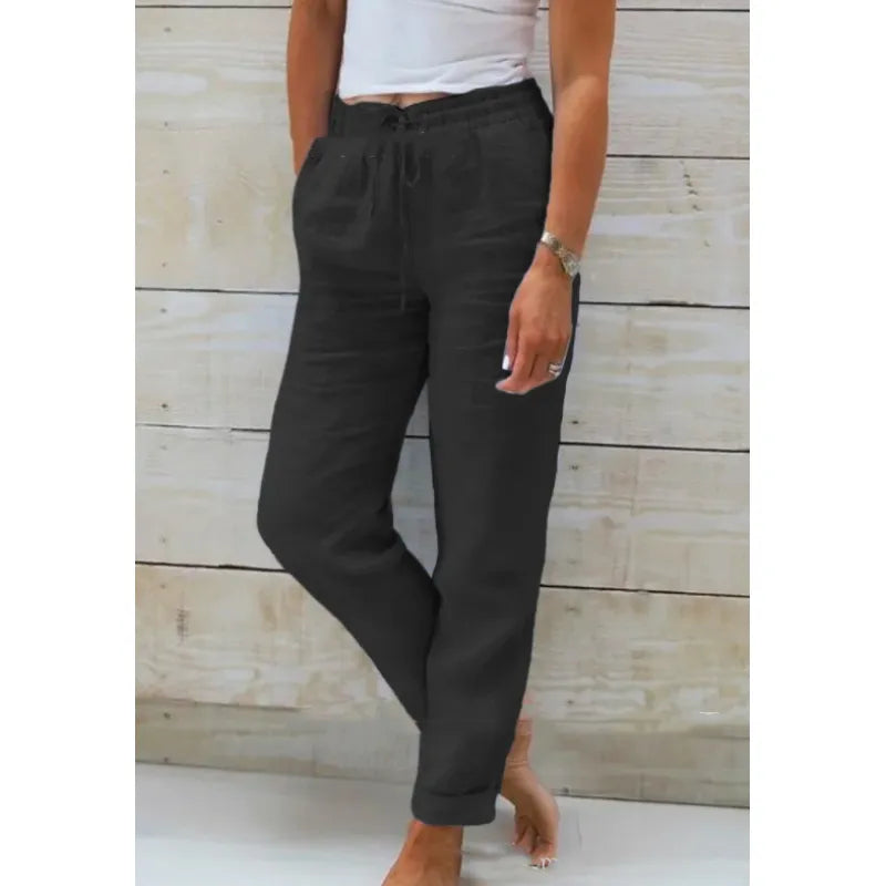 IvyShape | Stylish Linen Pants for Women