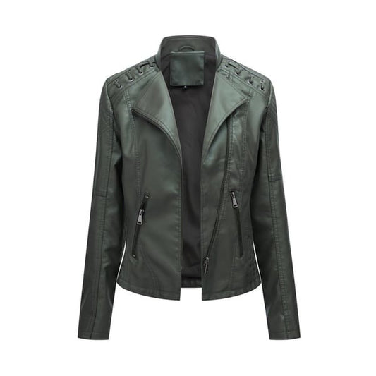 Ivyshape | Washed Lambskin Jacket