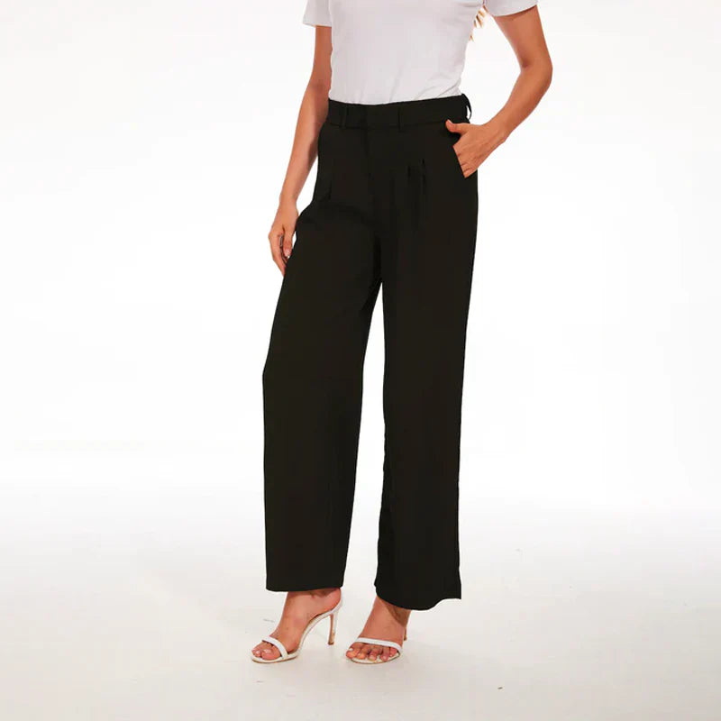 Ivyshape | Pleated Wide Trousers