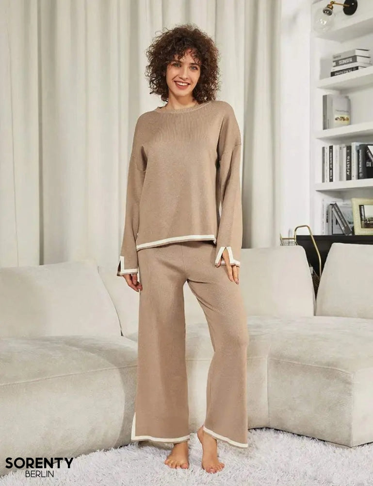 Classy Elastic Knitted Lounge Set