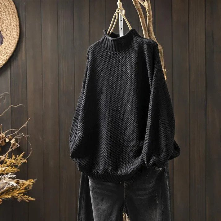 Ivyshape | Soft Knitted Turtleneck Sweater