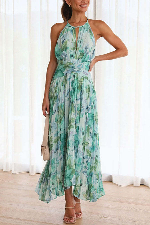 Ivyshape | Floral Chiffon Dress