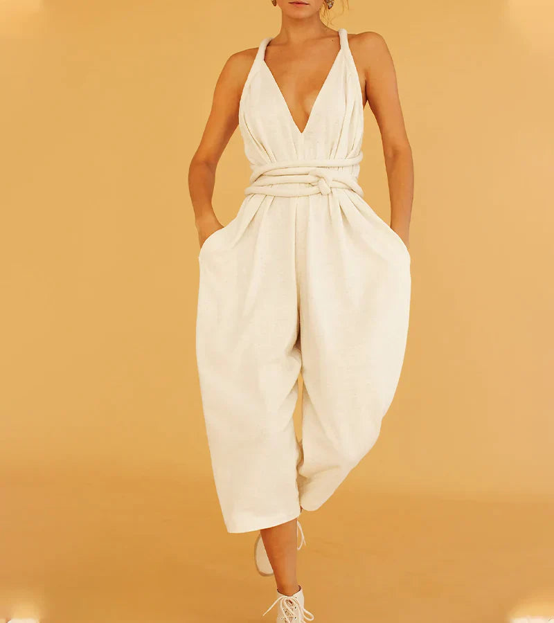 Traveling Halterneck Jumpsuit