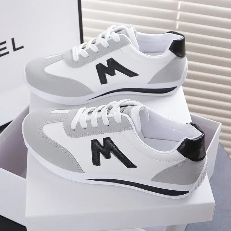 Chic White Platform Sneakers for Women