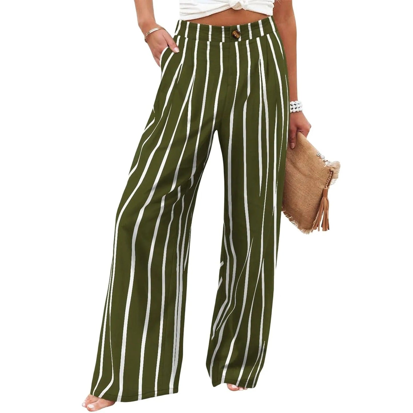 Ivyshape | Straight Flare Pants