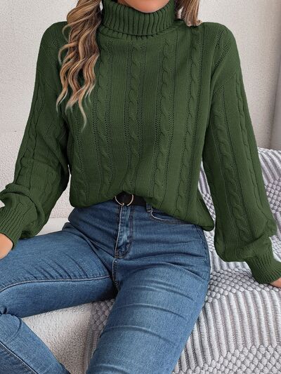 Ivyshape | Warm Turtleneck Sweater for Women