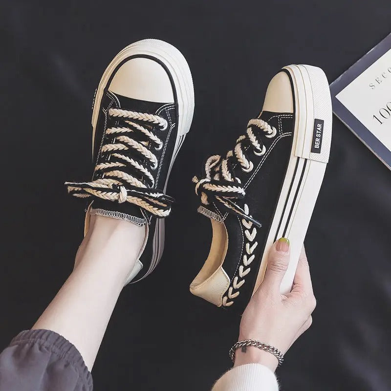 Stylish Platform Canvas Shoes for Women