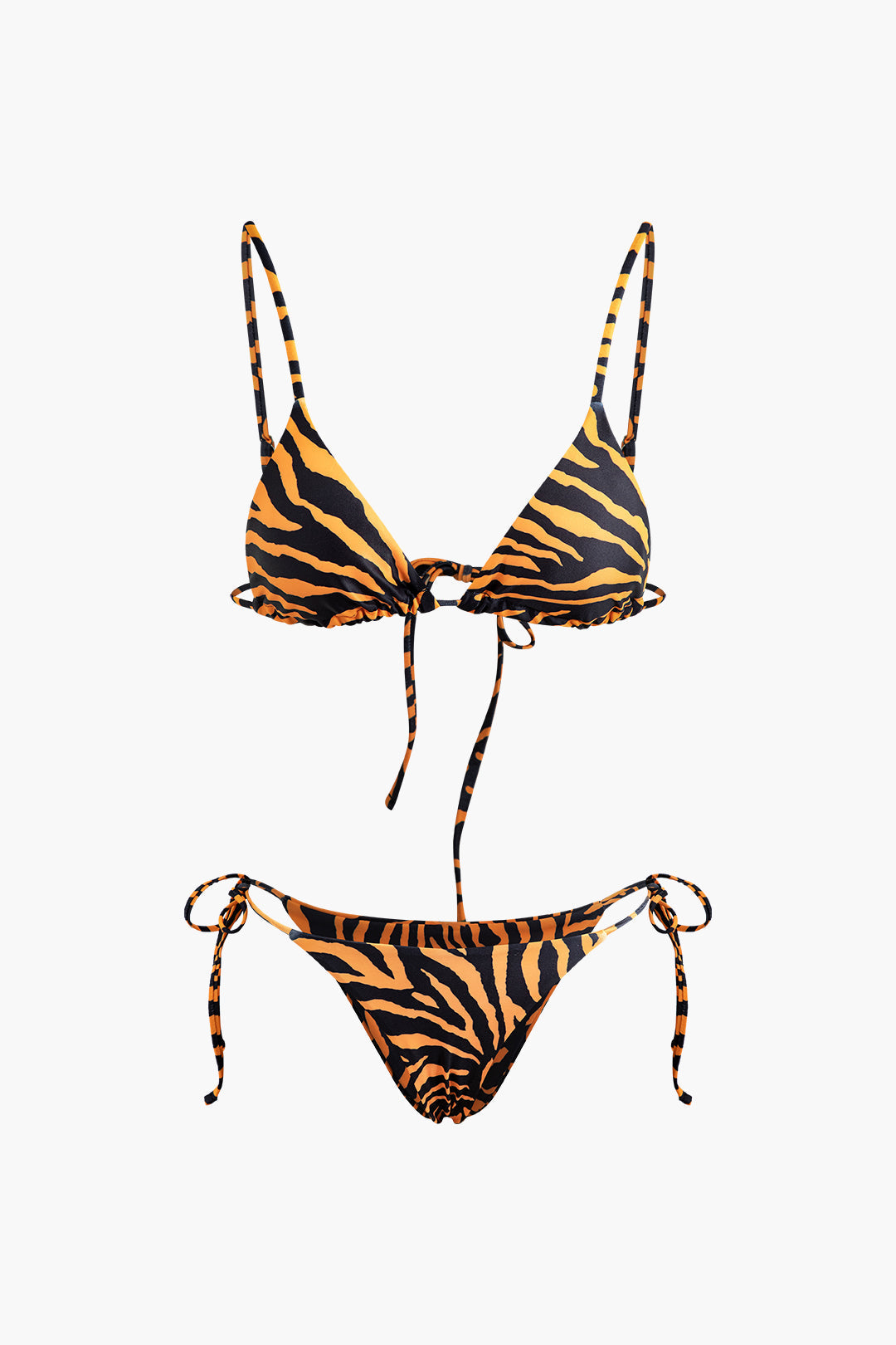 Ivyshape | Print Tied Bikini Set