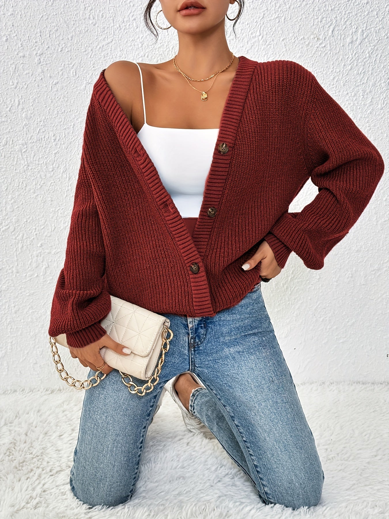 Ivyshape | Up Knit Cardigan for Women Elsa