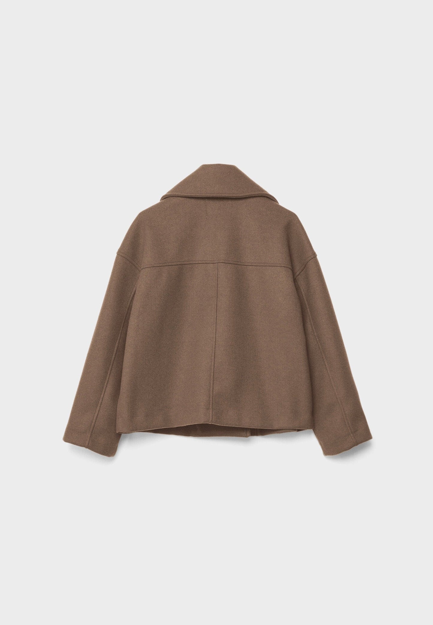 Ivyshape | Short Double-Breasted Coat