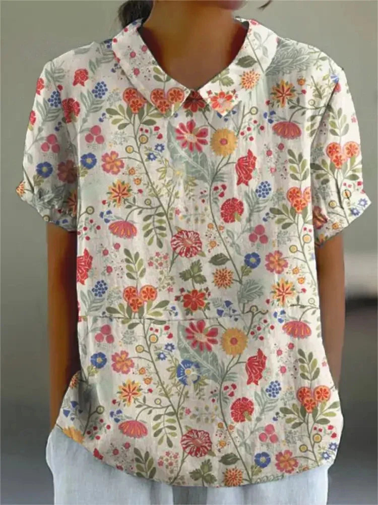 Casual Floral Blouse