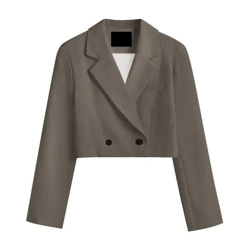 Ivyshape | Modern and Stylish Cropped Blazer