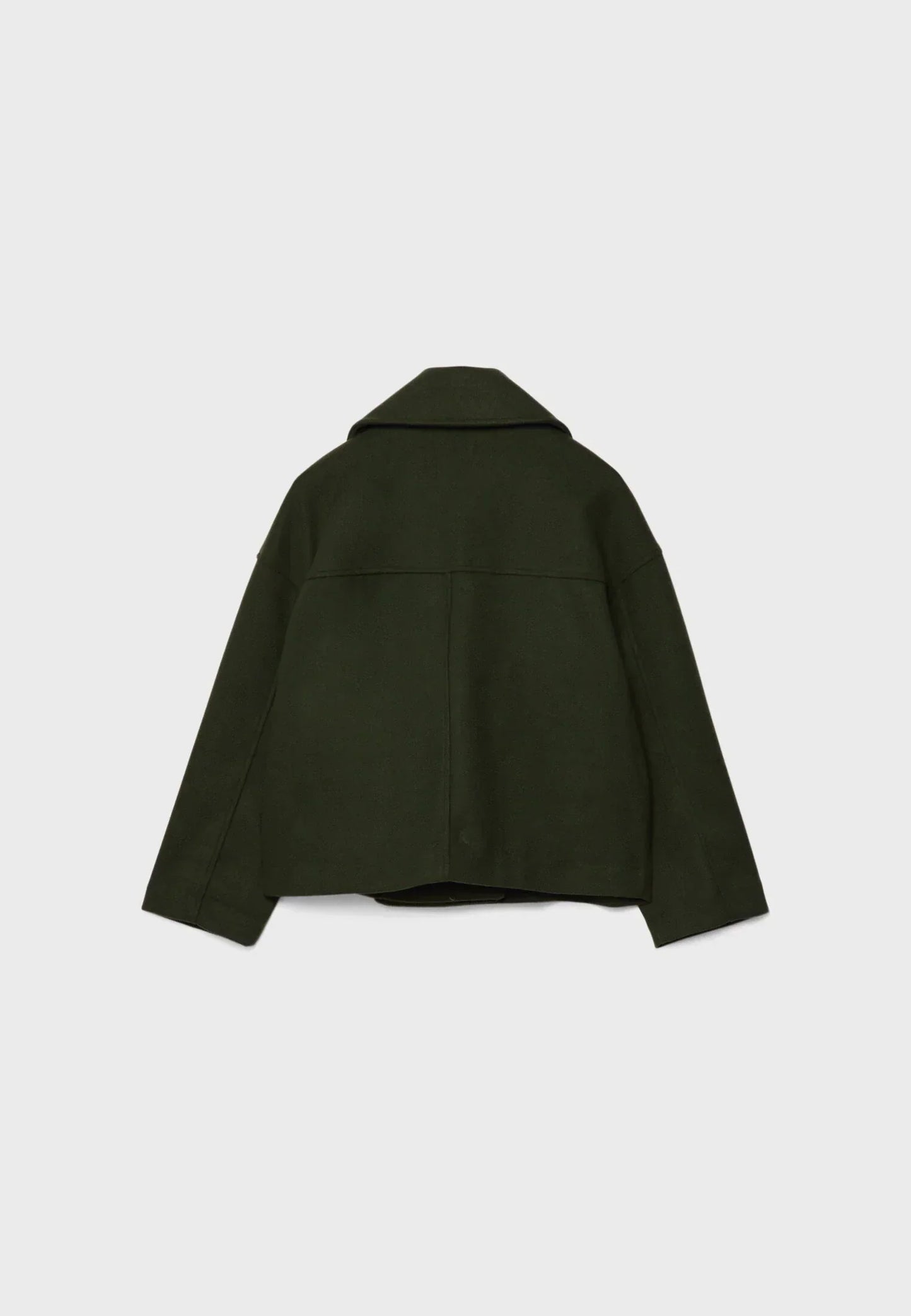 Ivyshape | Short Double-Breasted Coat