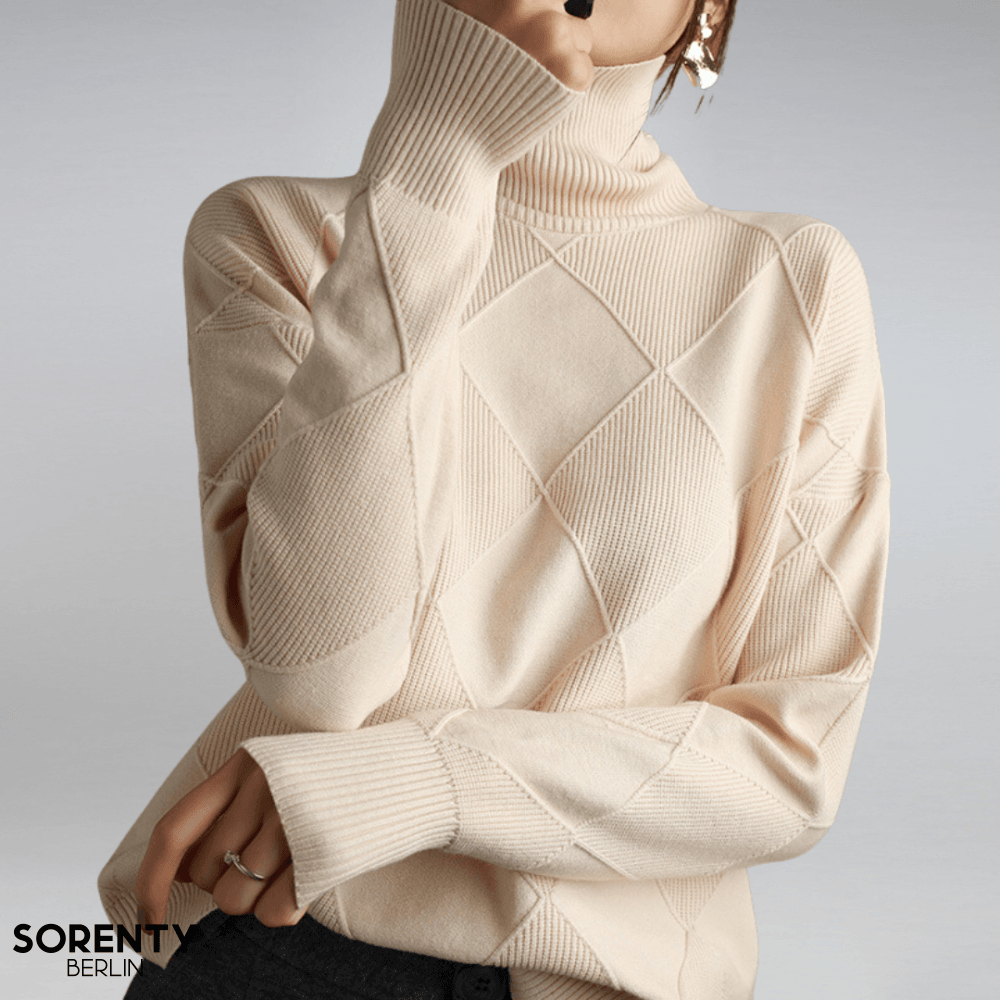 Cozy women's turtleneck sweater