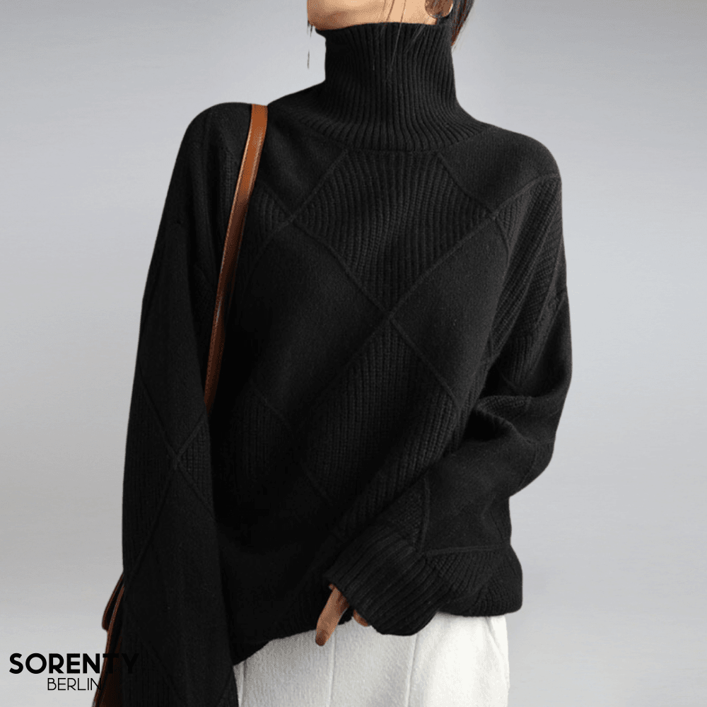 Cozy women's turtleneck sweater