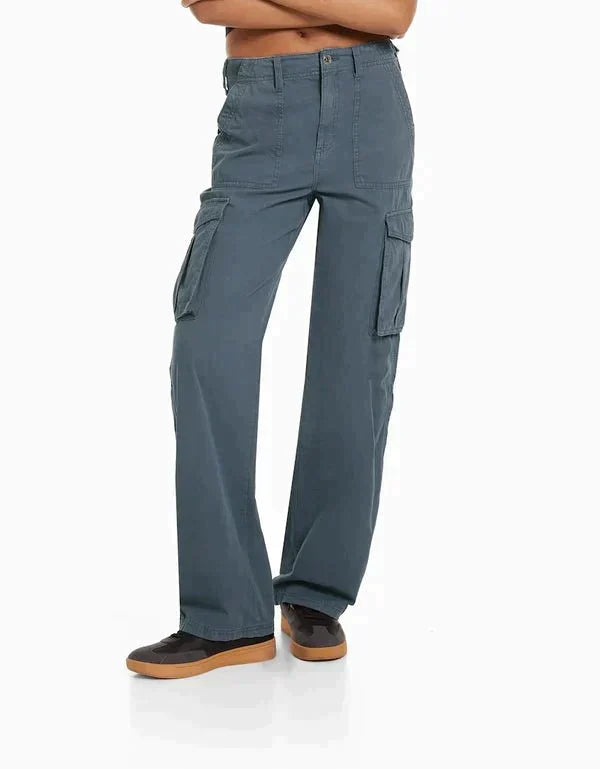 Ivyshape | Straight-Leg Cargo Pants