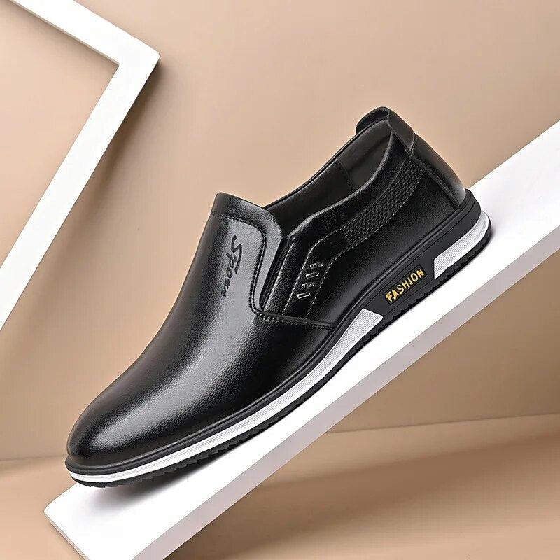 Ivyshape | Men's Summer Loafer Black