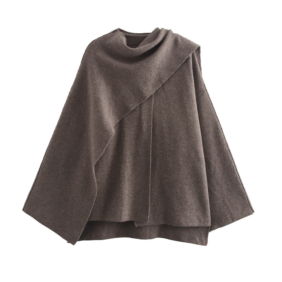 Ivyshape | Elegant Scarf-Coat