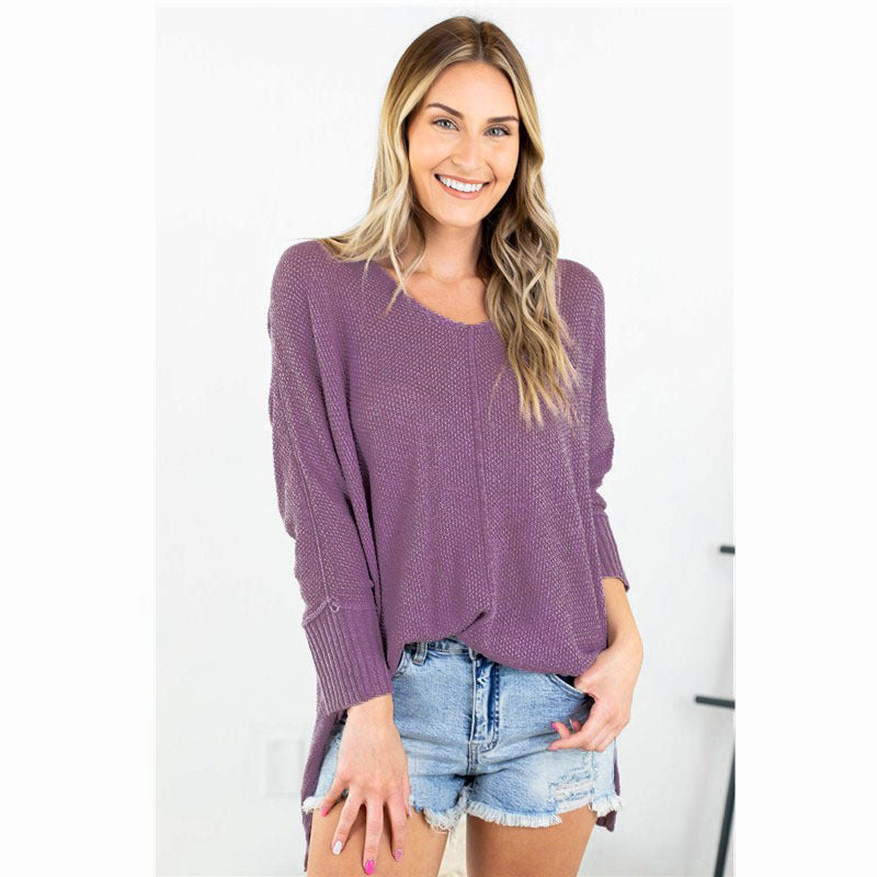 Ivyshape | V-Neck Long Sweater