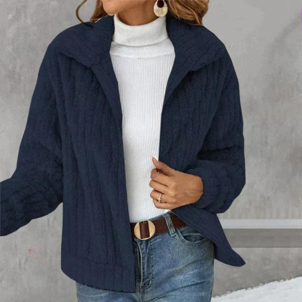 Cozy fleece jacket for women