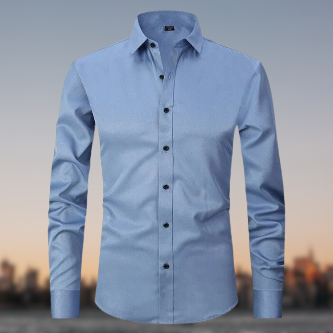 Ivyshape | Long Sleeve Stretch Shirt