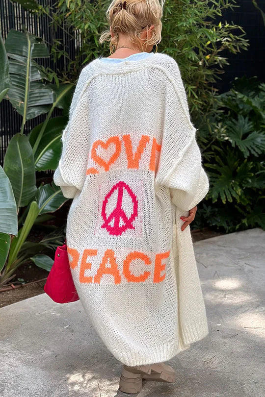 Ivyshape | Peace Stylish Cardigan