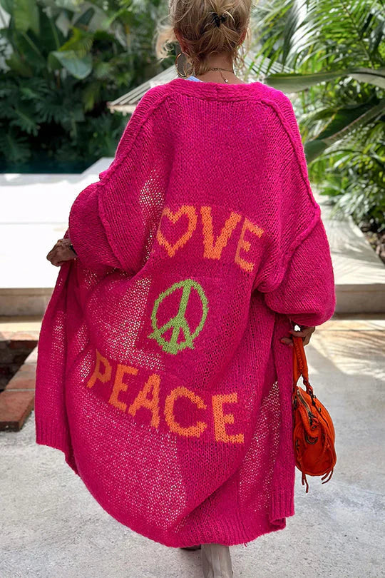 Ivyshape | Peace Stylish Cardigan