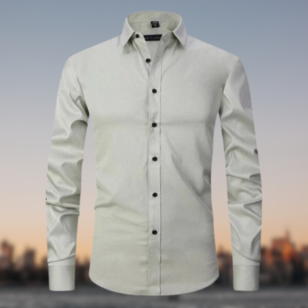 Ivyshape | Long Sleeve Stretch Shirt